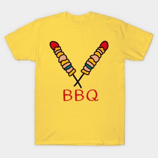 funny smoke barbecue BBQ grill T-Shirt